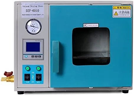 hnzxib laboratory vacuum drying oven 028 cu ft 304 stainless steel 392f max temp 142 psi vacuum for heat sensitive materials biochemistry pharmaceutical research 110v